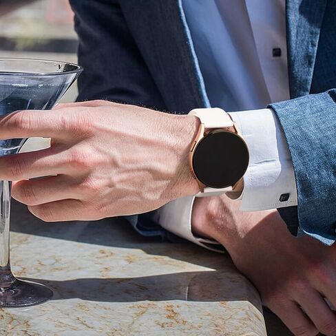 أساور Vancle متوافقة مع Garmin Forerunner 245/Forerunner 645/Forerunner 165/Forerunner 55 SmartWatch، سوار رياضي من السيليكون 20 مم لموسيقى Garmin Forerunner 245/645/165 للنساء والرجال in Saudi Arabia