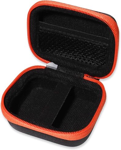 حافظة CaseSack لسماعات الأذن اللاسلكية Skullcandy Grind Fuel داخل الأذن مع شحن لاسلكي (أسود مع سحاب برتقالي) in Saudi Arabia