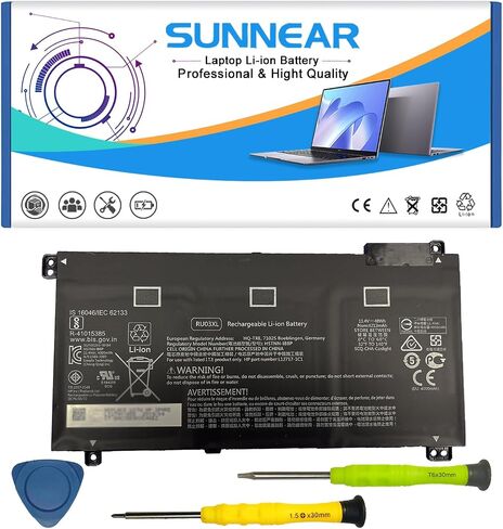RU03XL Laptop Battery Compatible with HP Probook X360 11 G3 G4 G5 G6 440 G1 Series HSTNN-LB8K HSTNN-IB8P HSTNN-UB7P L12717-171 L12717-1C1 L12717-421 L12717-541 L12791-855 in Saudi Arabia