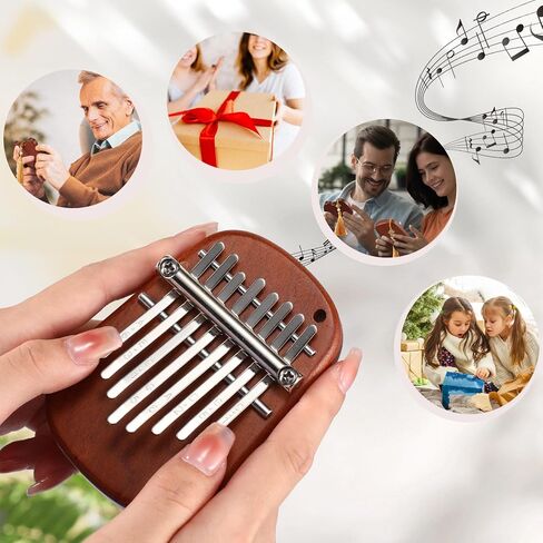 3 عبوات بيانو صغير بإبهام مع 8 مفاتيح بيانو إبهام صغير محمول للجيب كاليمبا لطيف على شكل قلب بيضاوي الدب كاليمبا بيانو يدوي صغير للأطفال البالغين هدايا عيد الميلاد الموسيقية جاهزة للإصدار المتناغم in Kuwait