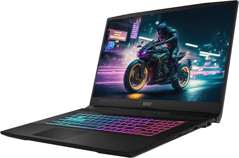MSI Katana 17 Gaming Laptop, 13th Gen Intel Core i7-13620H, 17.3" FHD Display, 64 GB DDR5 RAM, 2 TB NVMe SSD, GeForce RTX 4060, USB-Type C, Windows 11 Home, Black in Saudi Arabia