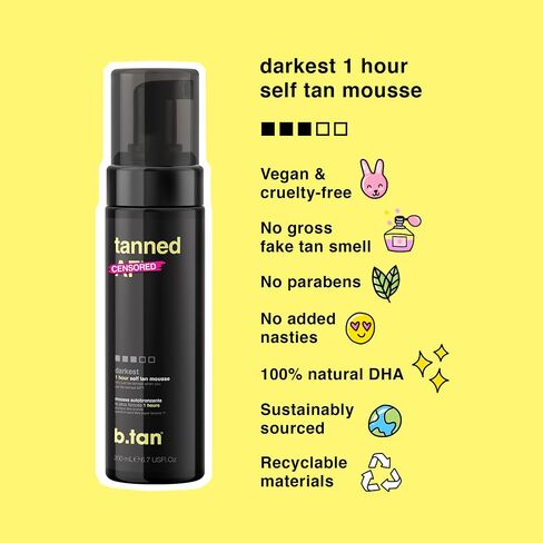 B.Tan Pasty To Tasty Self Tan Mousse Unisex 6.7 oz in Kuwait