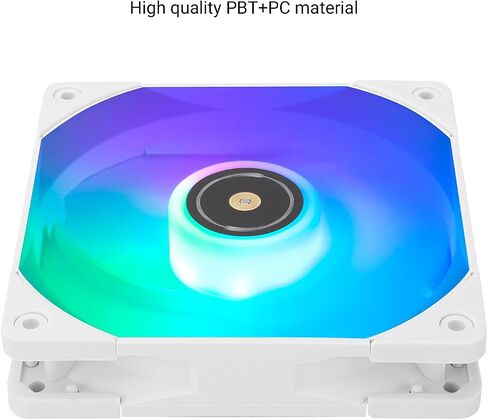 Thermalright TL-E12W-S X3 120mm ARGB CPU Fan, Computer Case Fan, Quiet 4pin PWM PC Fan, 1500RPM, Cooler Fan, for S-FDB Bearing CPU Cooling Fan,3-Pack White ARGB CPU Air Fan in Saudi Arabia