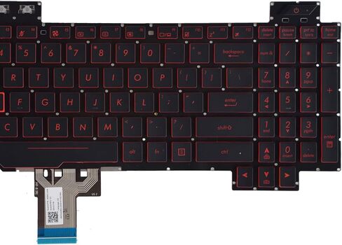 لوحة مفاتيح بديلة متوافقة مع Asus TUF Gaming FX504 FX504GM FX504GD FX504GE X505D FX505DY FX505DT FX505DU Flying Fortress FX86S FX86F FX80F FX80GE الإضاءة الخلفية in Kuwait