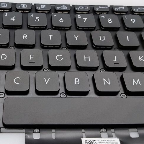 لوحة مفاتيح بديلة للكمبيوتر المحمول متوافقة مع Asus VivoBook TP412 TP412UA TP412FA بدون إضاءة خلفية بتصميم أمريكي أسود in Saudi Arabia