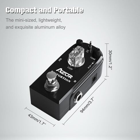 AZOR 5 Band EQ Equalizer Guitar Effects Pedal Graphic Effect Pedal for Guitar True Bypass AP-322 in Kuwait