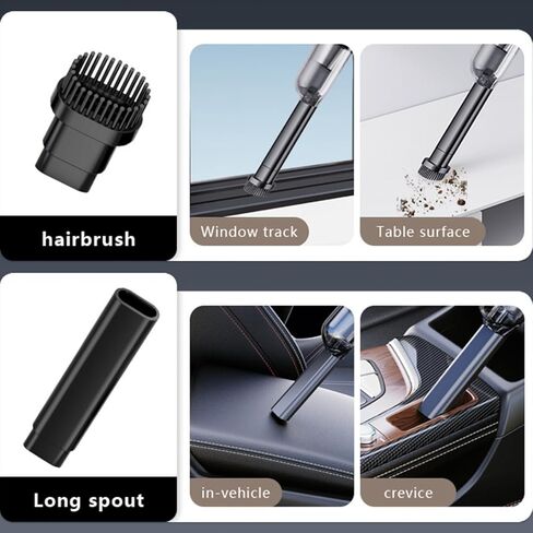 منفضة الهواء - مكنسة هواء فائقة متعددة الاستخدامات 130000 دورة في الدقيقة للتجفيف السريع - مجفف سيارة محمول باليد لتغيير السرعة - مجفف شعر كهربائي قابل لإعادة الاستخدام للمنزل والسيارة وتنظيف الكمبيوتر in Kuwait