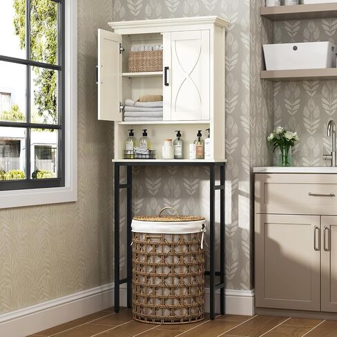 Over The Toilet Storage Cabinet, Bathroom Storage Cabinet Over Toilet, Metal and Wood Bathroom Organizer and Storage Above Toilet Storage Bathroom Shelves Over The Toilet (Espresso) in Saudi Arabia
