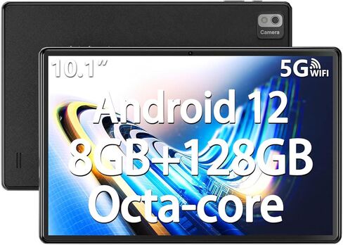 تابلت Android 12، أجهزة لوحية مقاس 10 بوصات، ذاكرة وصول عشوائي 8 جيجابايت وذاكرة قراءة فقط 128 جيجابايت، معالج ثماني النواة، 6000 مللي أمبير في الساعة، نظام تحديد المواقع العالمي، توسيع بطاقة TF بسعة 256 جيجابايت، كاميرا مزدوجة 5 ميجابكسل + 8 ميجابكسل، وا in Kuwait