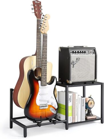 Bikoney Guitar Stand 7-Holder for Acoustic, Electric Guitar, Bass, Guitar Rack Adjustable for Multiple Guitars, Guitar Accessories Gifts for Men, Guitar Stands Holder Floor Display for Home Studio in Kuwait