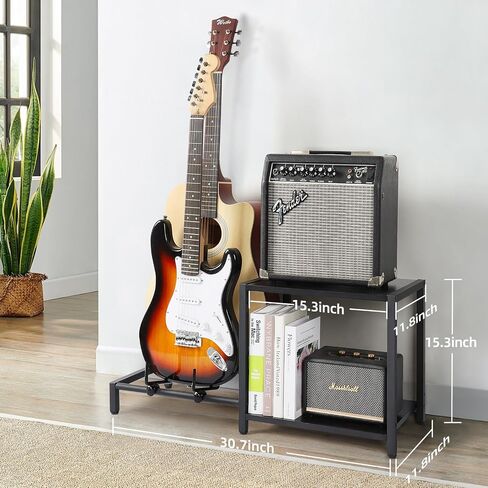 Bikoney Guitar Stand 7-Holder for Acoustic, Electric Guitar, Bass, Guitar Rack Adjustable for Multiple Guitars, Guitar Accessories Gifts for Men, Guitar Stands Holder Floor Display for Home Studio in Kuwait