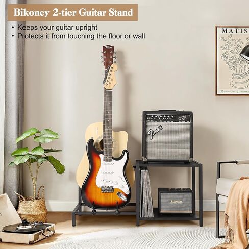 Bikoney Guitar Stand 7-Holder for Acoustic, Electric Guitar, Bass, Guitar Rack Adjustable for Multiple Guitars, Guitar Accessories Gifts for Men, Guitar Stands Holder Floor Display for Home Studio in Kuwait