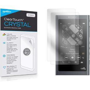 BoxWave Screen Protector Compatible with Sony NW-A55 - ClearTouch Crystal (2-Pack), HD Film Skin - Shields from Scratches for Sony NW-A55
