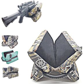 Super-Large Unfilled Shooting Rest Bag for Rifles/Long Guns，Durable Water-Proof Oxford Sandbags Portable Hunting & Shooting Gun Holders