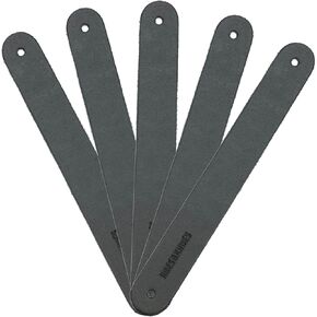 Hides & Knives Leather Handles in Brown with Stitching - Handmade, Child Safe Leather Drawer & Cabinet pulls, Chic Look, Flexible Length with pre-Made Holes (5-Pack)