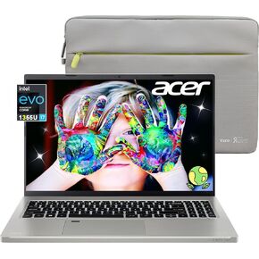 acer Aspire Vero 15.6"FHD Slim Laptop, Intel i7-1355U, Windows11 Home, Backlit KB, Fingerprinter, Wi-Fi 6E, Webcam, Eco-Friendly, w/HDMI & Vero-Sleeve (16GB RAM | 512GB SSD HDMI)