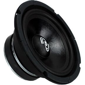 NEW Pyle PDMR6 6.5" 300W Car Mid Bass MidRange Woofer Audio Speaker 8 Ohm Black (Renewed)