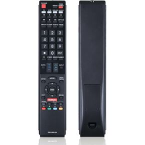 Replacement Remote Control for Sharp LC-70C8470U LC-70LE640U LC-70LE650U LC-80LE650 GB005WJSA GA890WJSA Aquos Smart LED 3D HDTV