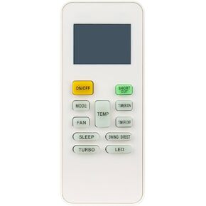 PerFascin RG52B/BGCE Replacement Remote Control Compatible with Midea Carrier Springer AC Air Conditioner RG52B/BGE RG52B/BGF RG52A/BGCF RG52B/BGEU