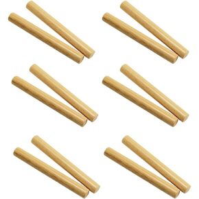 Excellerations Claves Pair of Rhythm Sticks, Musical Instrument for Children, Pack of 2 (Item # Claves)