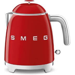 SMEG Mini 50's Retro Style 3 Cup Electric Kettle with Double Wall Anti Slip Base and Water Level Indicator (Cream)