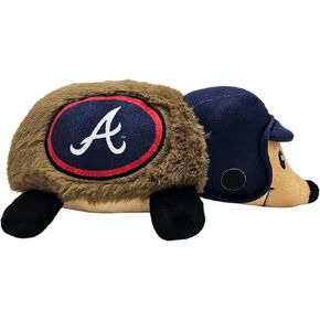 MLB SAN Diego Padres Plush Hedgehog Toy for Dogs & Cats, Cool Soft Pet Toy for Fun and Interactive Play, Dog Chew Toy with Squeaker, Licensed Hot Pet Toy