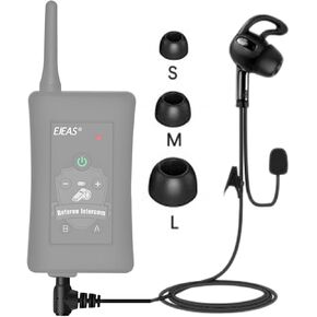 Right Ear Referee Earpiece, 3.5mm Jack Headset Earhook Earphone Fit for V6 V4 FBIM Soccer Football Coach Intercom Radio
