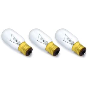 lumenivo Replacement for 8206232a Whirlpool Microwave 40w Appliance Light Bulb – Dimmable E17 Base 130V 40 Watt Microwave Bulb Replaces 125v 40w Microwave Bulbs & Cooktop Light Bulb – 3 Pack