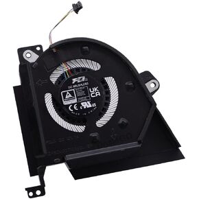 Deal4GO CPU & Graphics GPU Cooling Fan Replacement for ASUS ROG Zephyrus GX650 GX650RX-XS97 GX650PY-XS97 GX650RM-ES74 GX650RW GX650RS, Black
