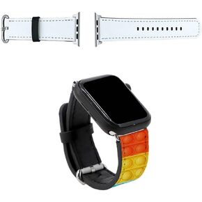 INNOSUB Sublimation Small Watch Band Compatible with Apple Smart Watch (38-45mm) - Diy Print on Blank PU leather USA