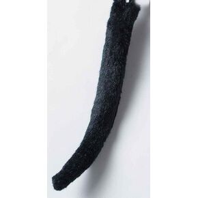 14" Black Cat or Mouse Tail