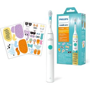PHILIPS Sonicare for Kids Design a Pet Edition, Corded Electric, Brush Head Bundle, BD1005/AZ