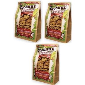 K9 Granola Factory Papaya and Mango Coconut Crunchers (Pack of 3)