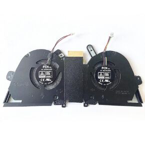 Fleshy Leaf New CPU+GPU Cooling Fan for Asus TUF Gaming Dash F15 FX516 FX516P FX516PR Air RTX3070 DC12V 4pin