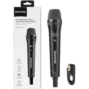 Saramonic Advanced 2-Person Wireless UHF Lavalier System with Dual Camera-Mount Receiver, Premium DK3A Lavaliers, Li-Ion Power, Hard Case & More (UwMic9S Kit 2),UWMIC9S-KIT2,Black