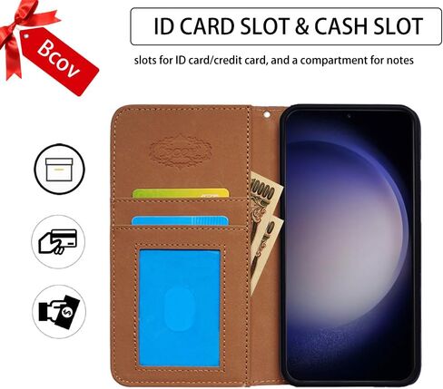 Bcov Case for TCL 50 XE 5G,Giraffe Flowers Leather Flip Phone Case Wallet Cover with Card Slot Holder Kickstand Case for TCL 50 XE 5G in Saudi Arabia