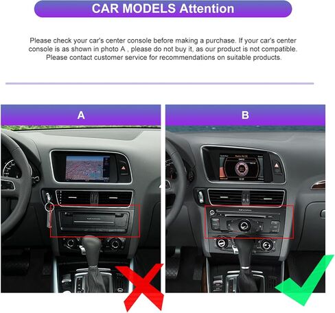 [8 CORE 2G+64G] راديو سيارة لأودي Q5 2010-2018 مع Carplay Android Auto، 9 بوصة Android 13 IPS شاشة تعمل باللمس ستيريو سيارة، بلوتوث، واي فاي، GPS Navi، SWC، DSP + كاميرا احتياطية in Saudi Arabia