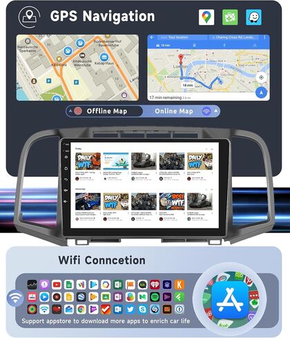 [8 CORE 4G+64G] Car Radio for Toyota Venza 2008-2016 with Wireless Carplay/Android Auto, 9 Inch Android 13 IPS Touch Screen Car Stereo, Bluetooth, GPS Navi, WiFi, SWC, DSP + Backup Camera in Saudi Arabia