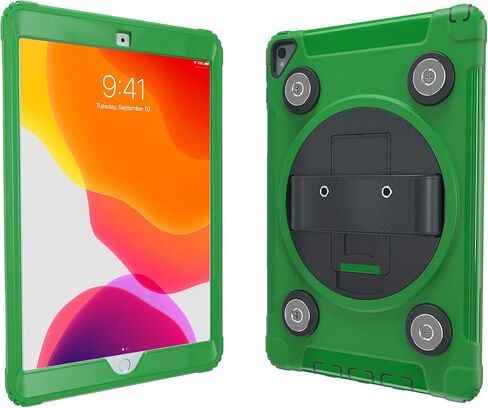 حافظة مغناطيسية لجهاز iPad 7/8/9 Gen - حافظة CTA صلبة بمسند مع لوحات تثبيت مغناطيسية وحزام للحمل لجهاز iPad 7/8/9th Generation - أخضر in Kuwait