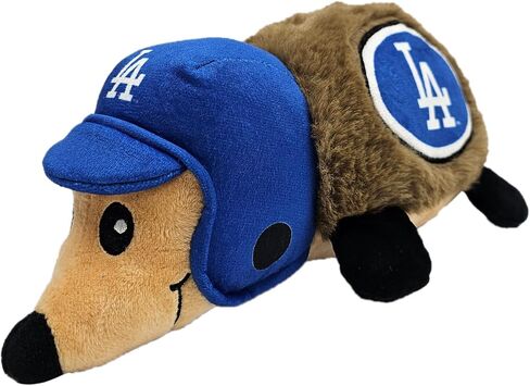 MLB SAN Diego Padres Plush Hedgehog Toy for Dogs & Cats, Cool Soft Pet Toy for Fun and Interactive Play, Dog Chew Toy with Squeaker, Licensed Hot Pet Toy in Saudi Arabia
