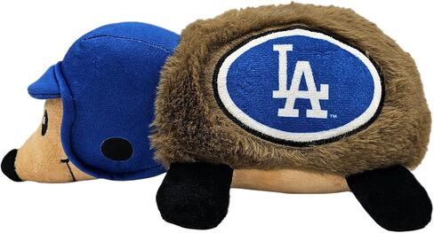 MLB SAN Diego Padres Plush Hedgehog Toy for Dogs & Cats, Cool Soft Pet Toy for Fun and Interactive Play, Dog Chew Toy with Squeaker, Licensed Hot Pet Toy in Saudi Arabia