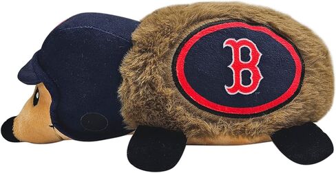 MLB SAN Diego Padres Plush Hedgehog Toy for Dogs & Cats, Cool Soft Pet Toy for Fun and Interactive Play, Dog Chew Toy with Squeaker, Licensed Hot Pet Toy in Saudi Arabia