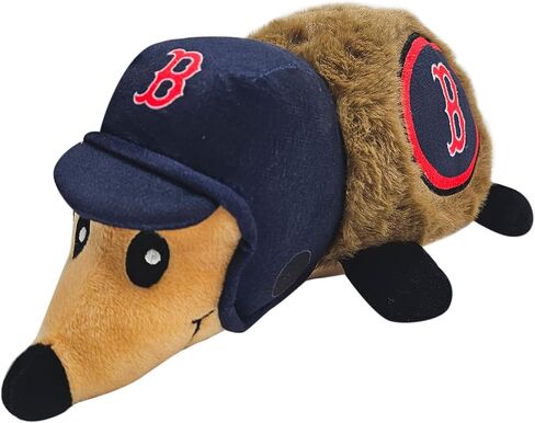 MLB SAN Diego Padres Plush Hedgehog Toy for Dogs & Cats, Cool Soft Pet Toy for Fun and Interactive Play, Dog Chew Toy with Squeaker, Licensed Hot Pet Toy in Saudi Arabia