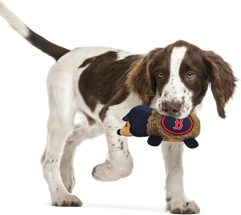 MLB SAN Diego Padres Plush Hedgehog Toy for Dogs & Cats, Cool Soft Pet Toy for Fun and Interactive Play, Dog Chew Toy with Squeaker, Licensed Hot Pet Toy in Saudi Arabia