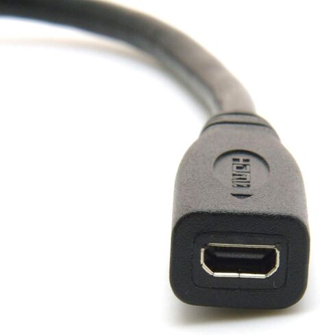 chenyang Type D Micro HDMI Socket Female to Type-C Mini HDMI 1.4 Male Convertor Adapter: Electronics in Saudi Arabia