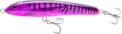 Nomad Design Riptide 115 طُعم المشي العائم، BKK 4X Trebles #4 خطافات، 4-1/2 بوصة 3/4 أونصة، فانتوم in Saudi Arabia