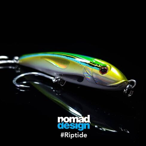Nomad Design Riptide 115 طُعم المشي العائم، BKK 4X Trebles #4 خطافات، 4-1/2 بوصة 3/4 أونصة، فانتوم in Saudi Arabia