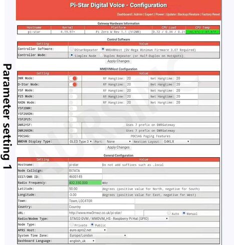 AURSINC MMDVM وحدة نقطة الاتصال المزدوجة ذات القبعة المزدوجة تدعم P25 DMR YSF NXDN DMR لـ Raspberry pi (بدون OLED) in Kuwait