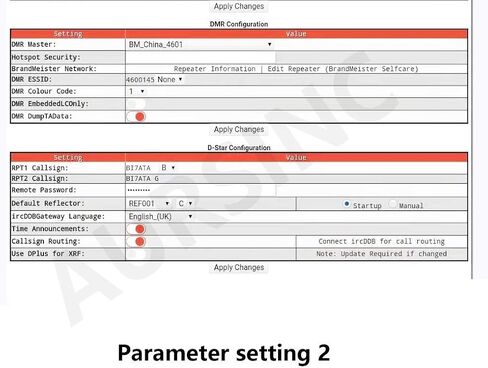 AURSINC MMDVM وحدة نقطة الاتصال المزدوجة ذات القبعة المزدوجة تدعم P25 DMR YSF NXDN DMR لـ Raspberry pi (بدون OLED) in Kuwait