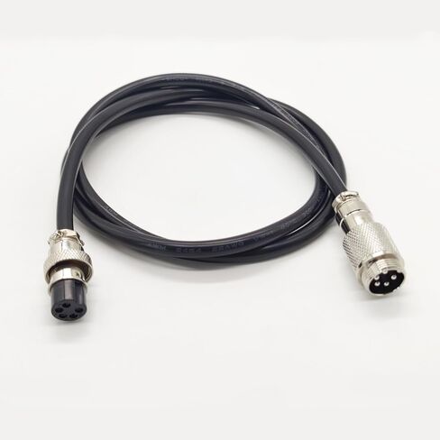 3.28 ft GX16 5 Pin Cable Female to Male Head Aviation Cordset, GX16 5 Pin Panel Mount Circular Metal Aviation Connector Adapter Male to Female 20AWG (1M) in Kuwait